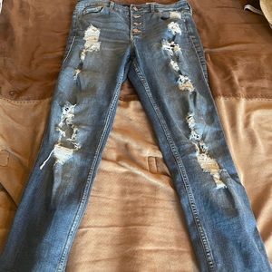 Light washed Hollister jeans